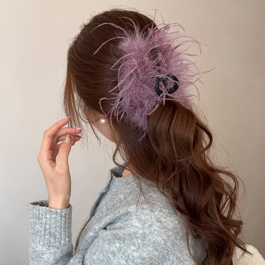 Winter hair grab clip 2025 new pin korean accessories For women girl bow crab Headdress luxury designer leading fashion trendy